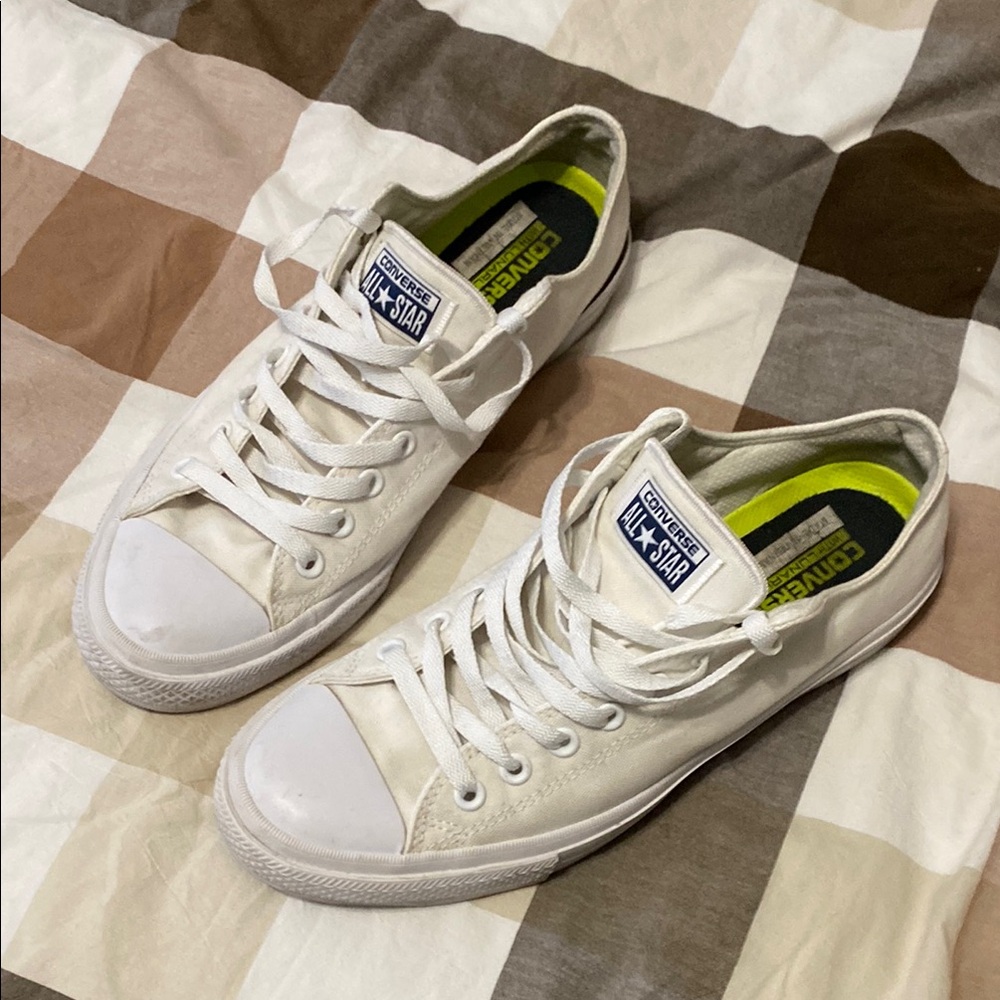 Converse White Low-Top Sneakers